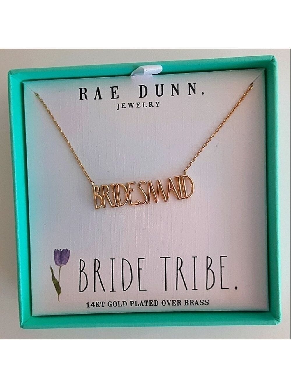 Rae Dunn BRIDESMAID Necklaces Set Of 3 New In Boxes - Picture 2 of 5